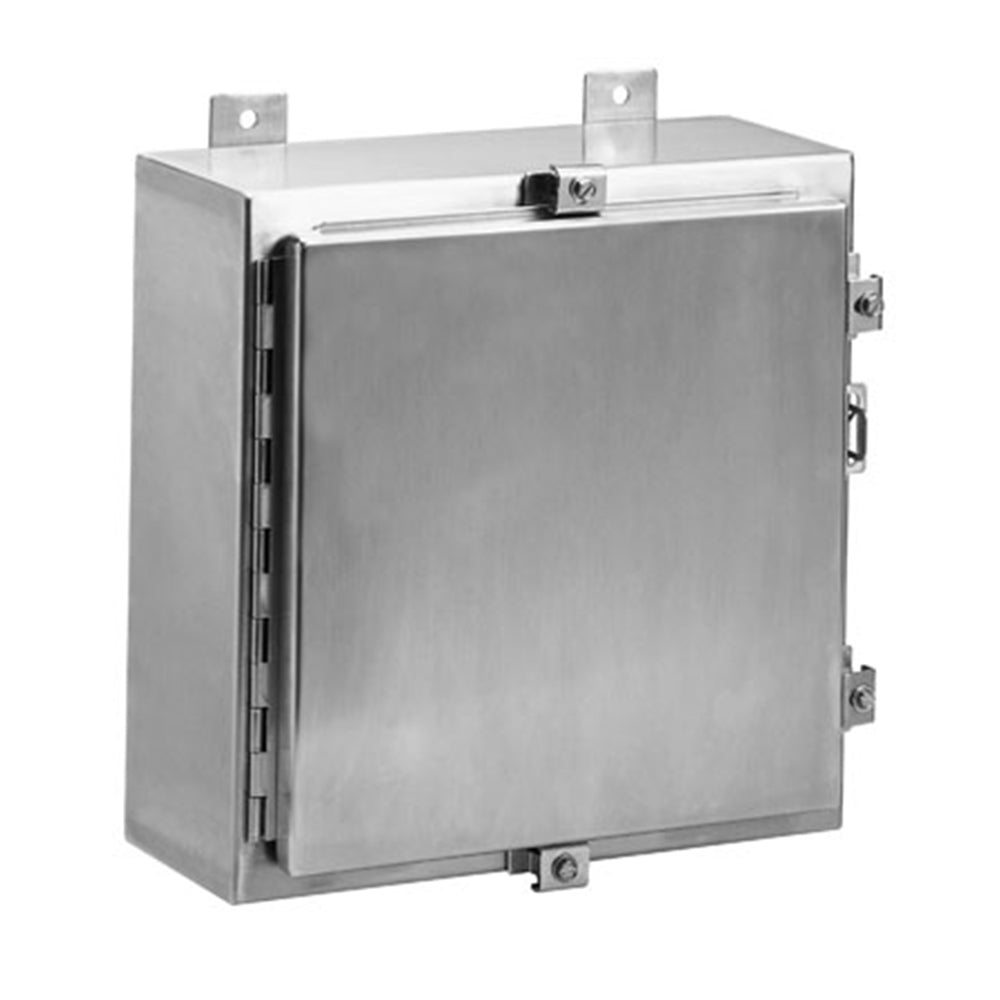 Stainless Steel Enclosures - NEMA TYPE 4X - N4X Series - Single Door Clamped Cover Enclosures