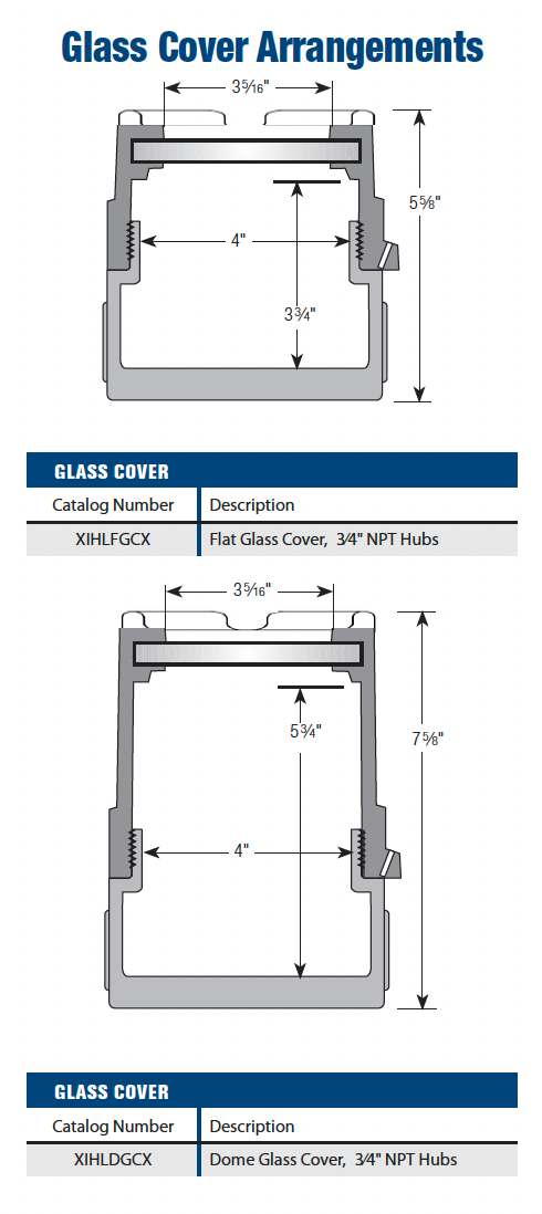 Explosionproof Instrument Housings - XIHL Series -Large