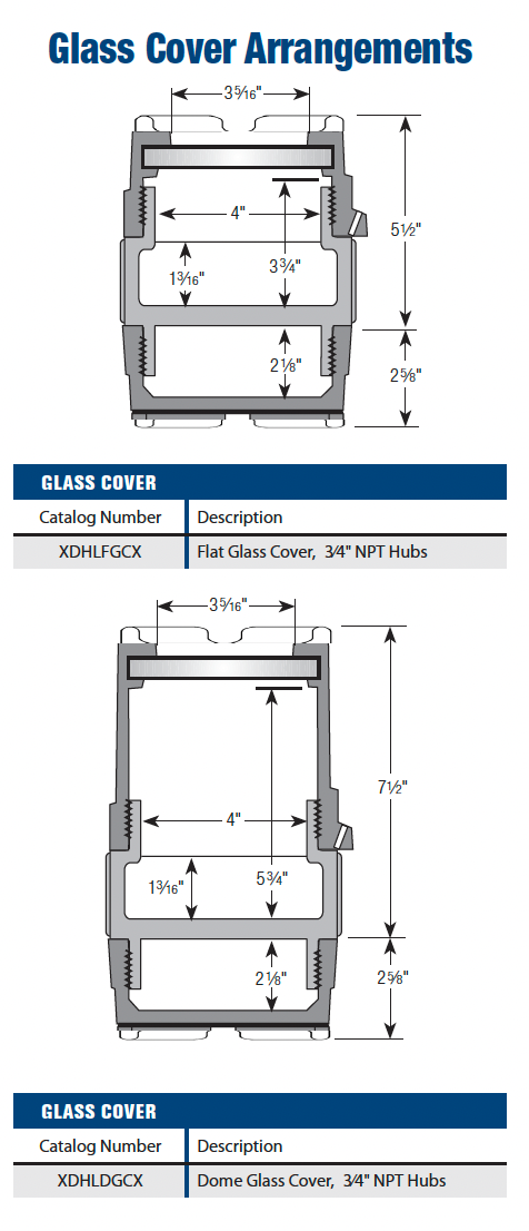 Explosionproof Instrument Housings - XDHL Series -Large