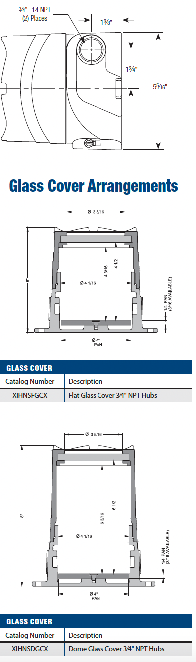 Explosionproof Instrument Housings - XIHNS Series - Stainless Steel