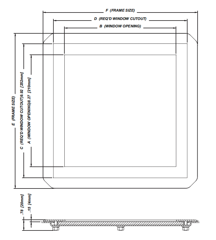 Increased Safety Enclosures Accessories - Enclosure Window Kits