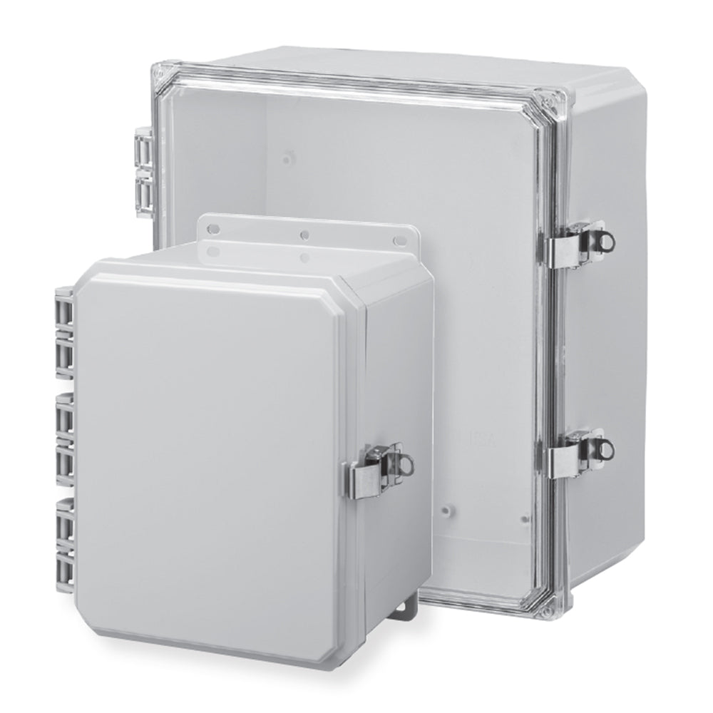 Polycarbonate - PRO Series Hinge Cover & Stainless Steel Locking Latch