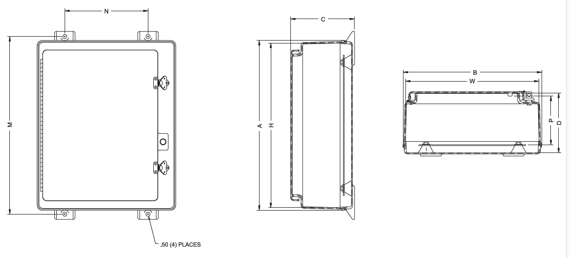 Fiberglass - Large Control Enclosures