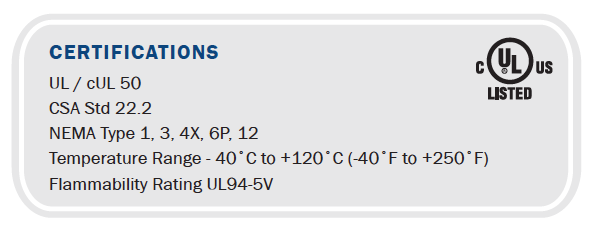 Fiberglass - Premier Series Enclosures