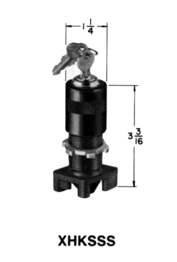 ExplosionProof Operator Devices - XHK Keylock Selector Switch Operators