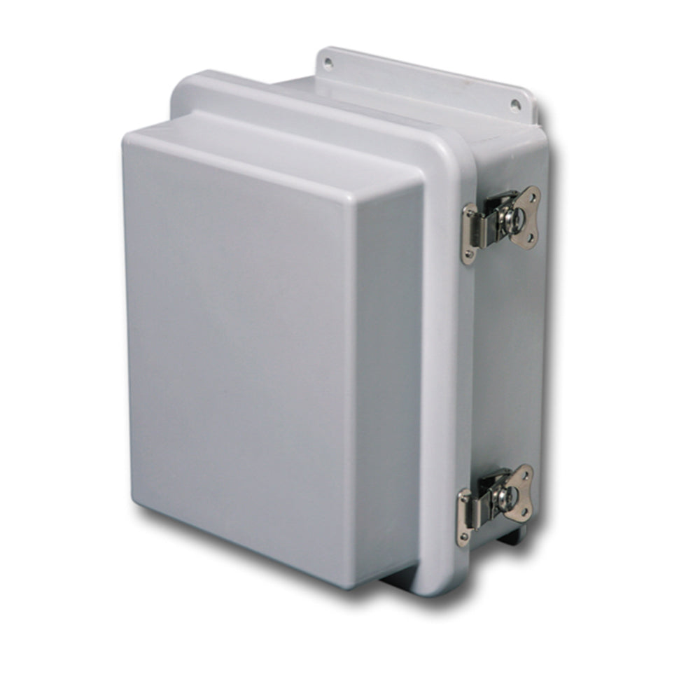 Fiberglass - Twist Latch Raised Cover Enclosures